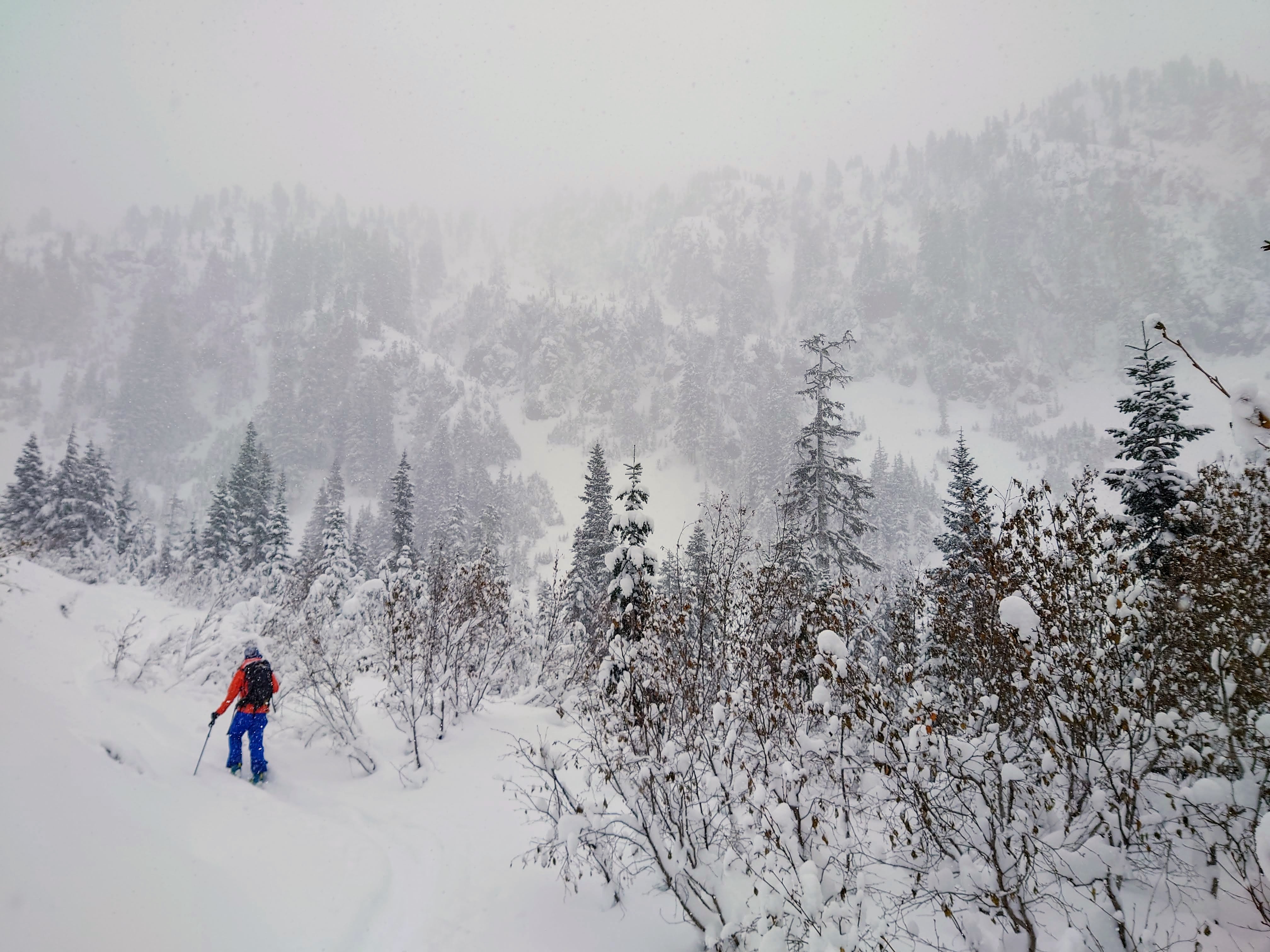 Backcountry skiing